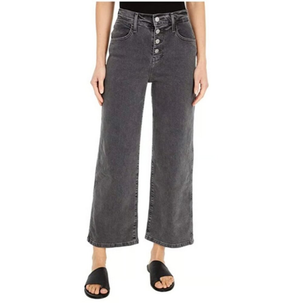 Levi's High Rise Wide Leg Jeans in Charcoal Gray